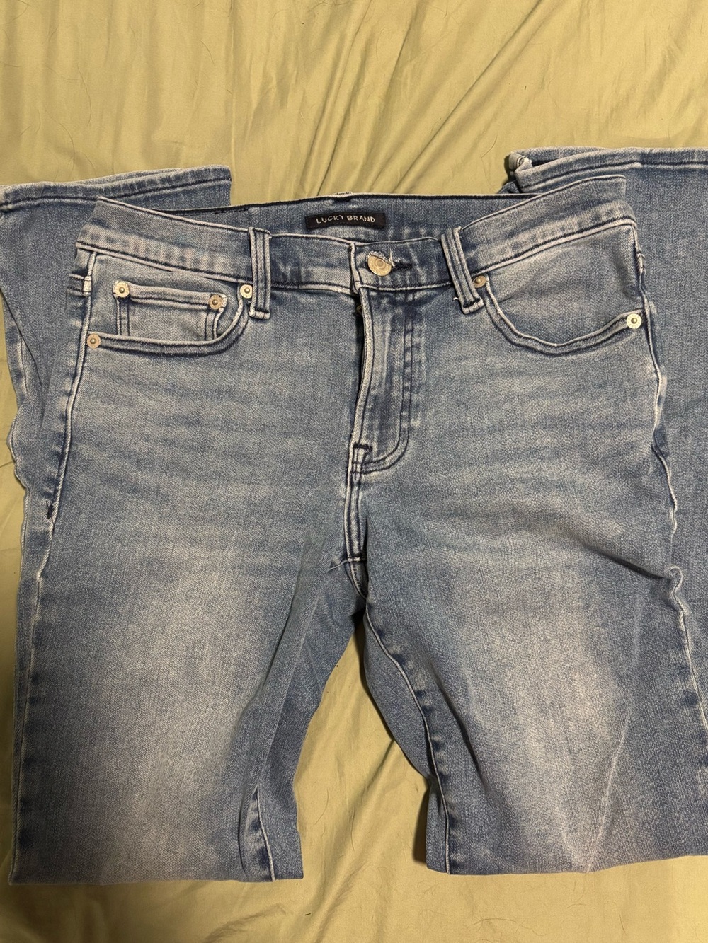 Lucky Brand Sweet Mid Rise Straight Leg Jeans
